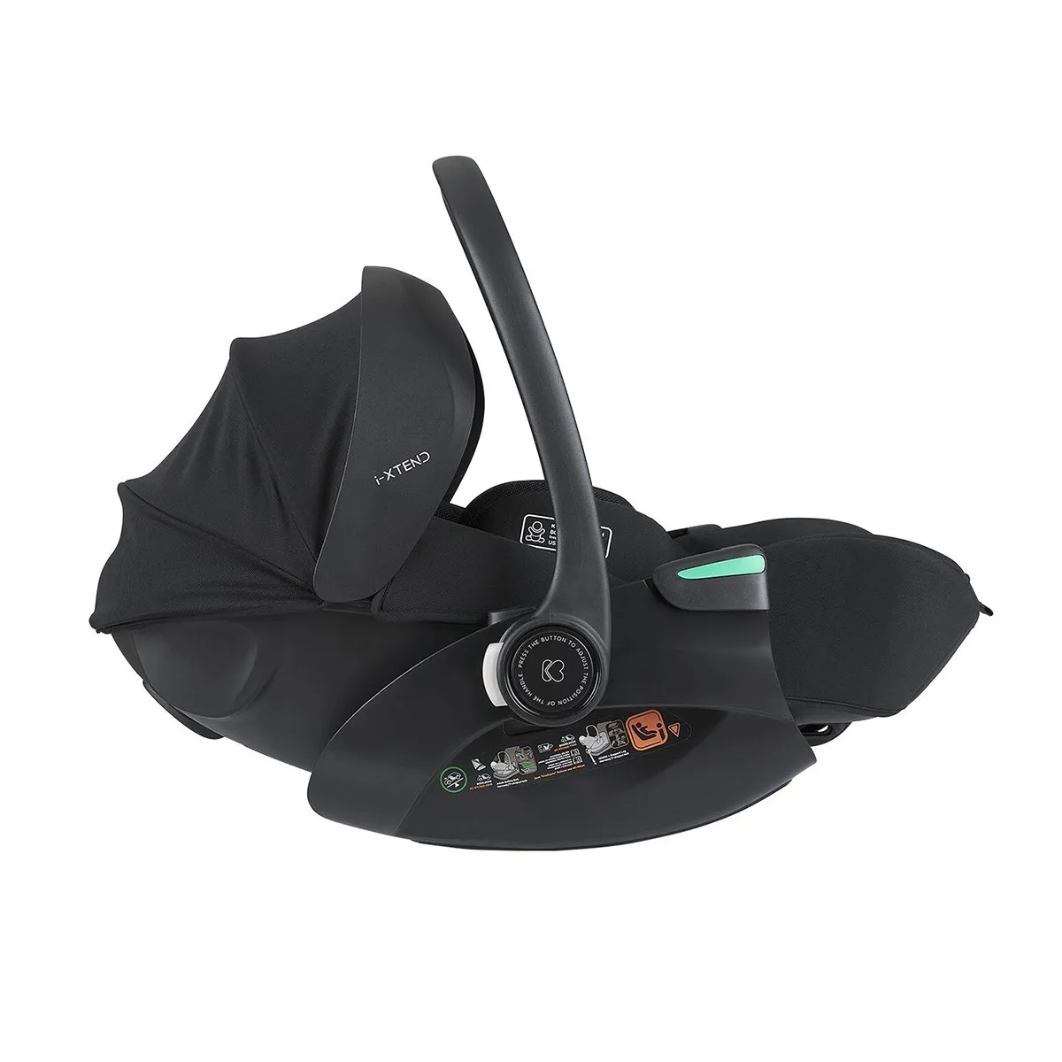 Kikka Boo auto sedište i-Xtend Black 40-87cm