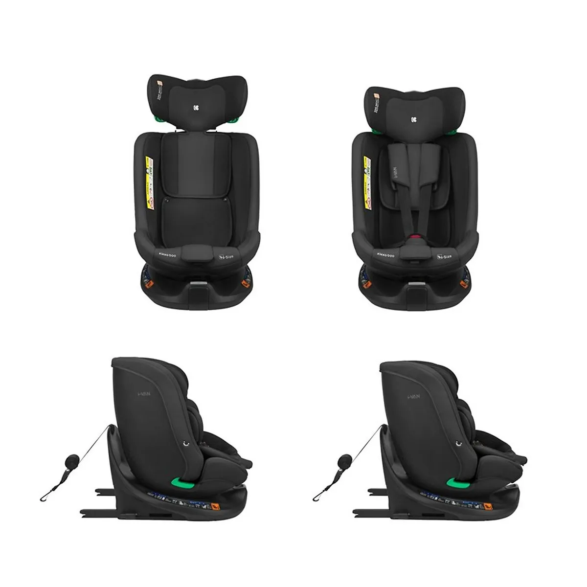 Kikka Boo auto sedište i-Van ISOFIX Black 40-150cm
