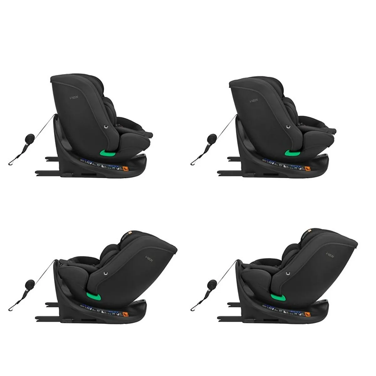 Kikka Boo auto sedište i-Van ISOFIX Black 40-150cm