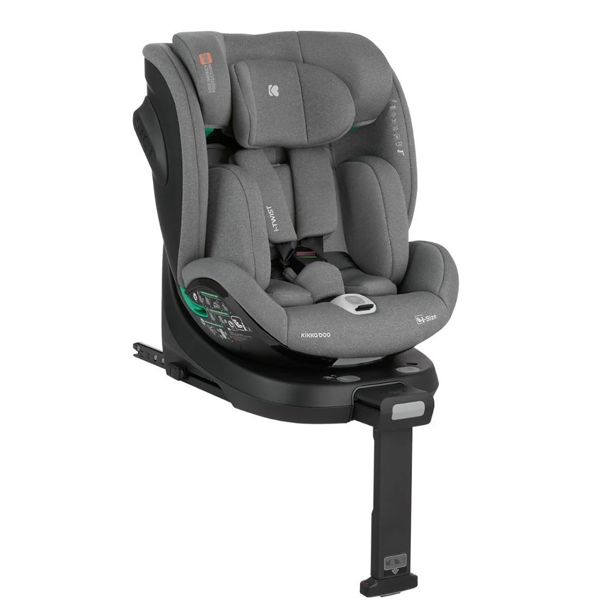 Kikka Boo auto sedište i-Twistpremium ISOFIX  Dark Grey 40-