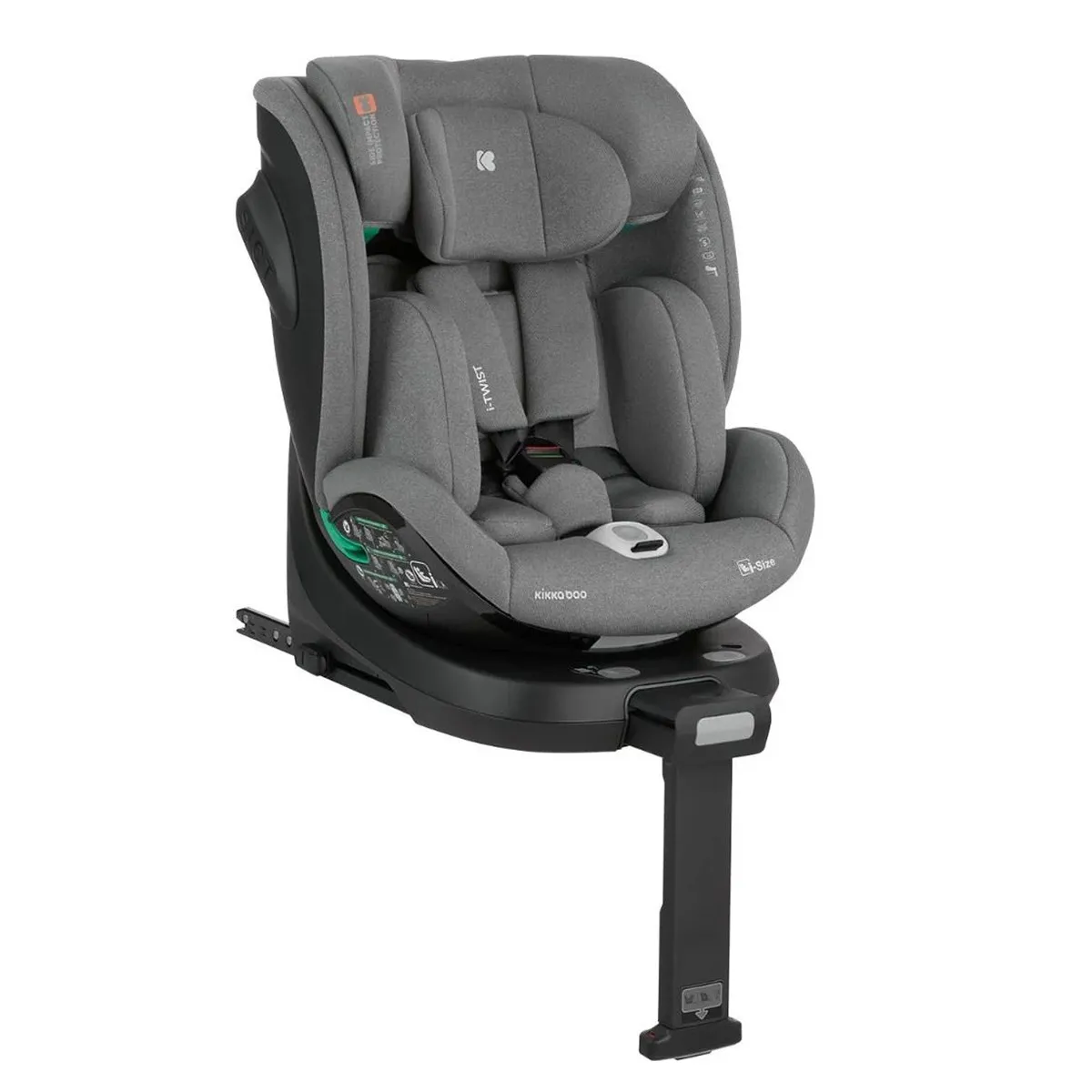 Kikka Boo auto sedište i-Twistt premium Dark Grey 40-150cm