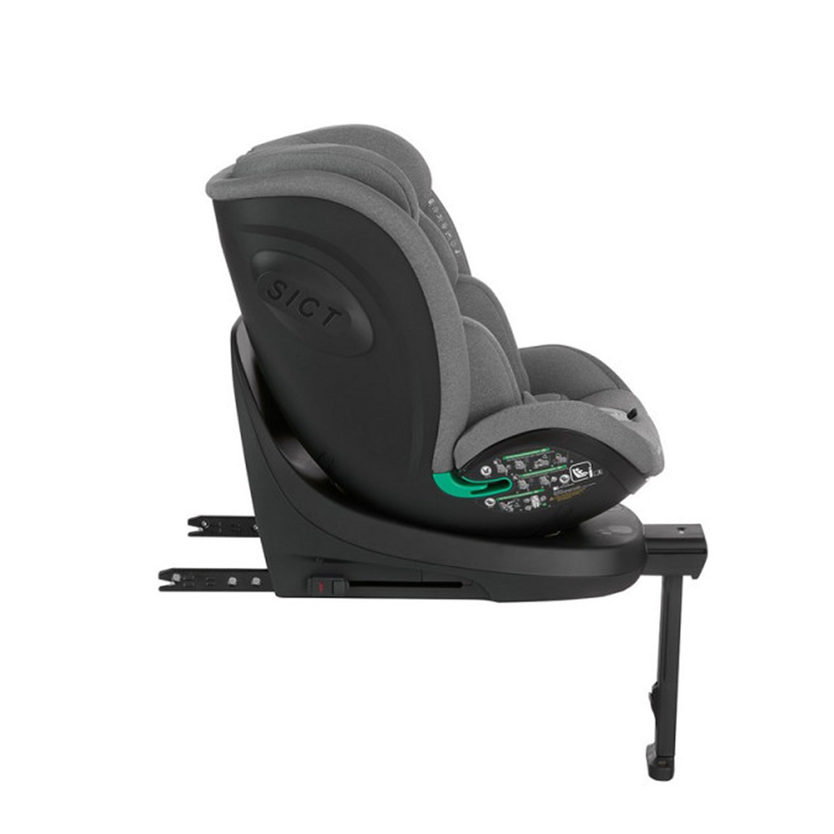 Kikka Boo auto sedište i-Twistpremium ISOFIX  Dark Grey 40-