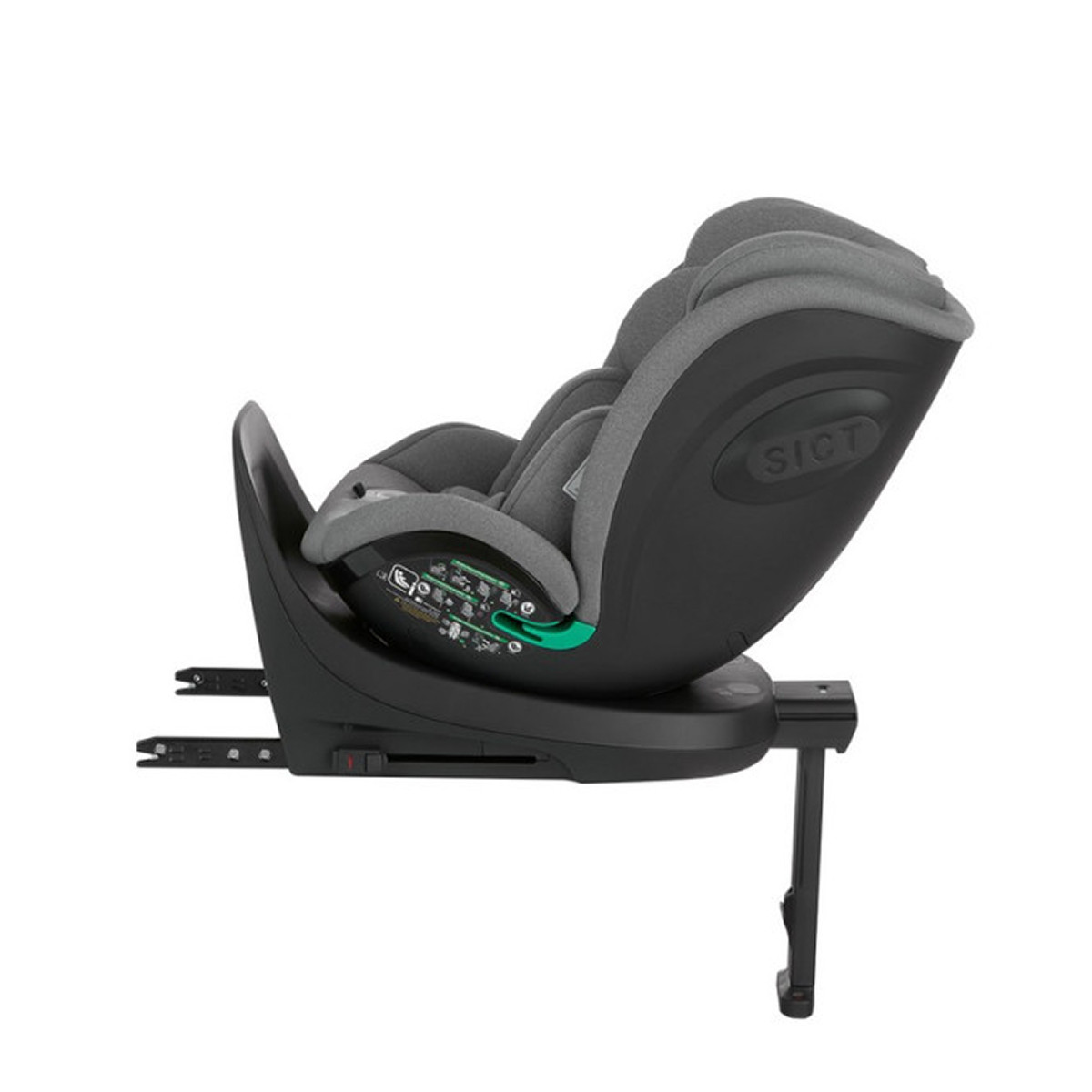 Kikka Boo auto sedište i-Twistpremium ISOFIX  Dark Grey 40-