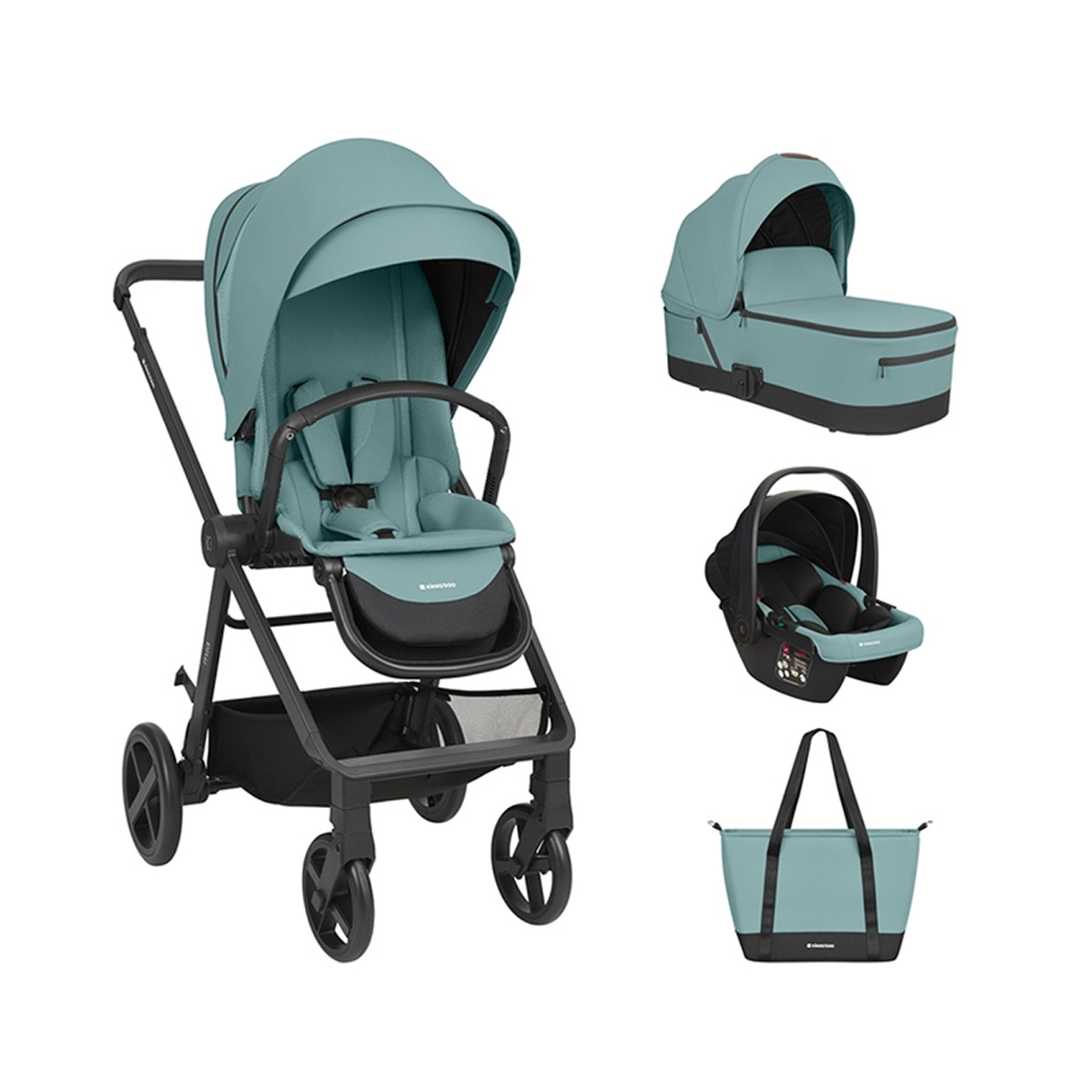 Kikka Boo kolica Mia 3u1, Mint