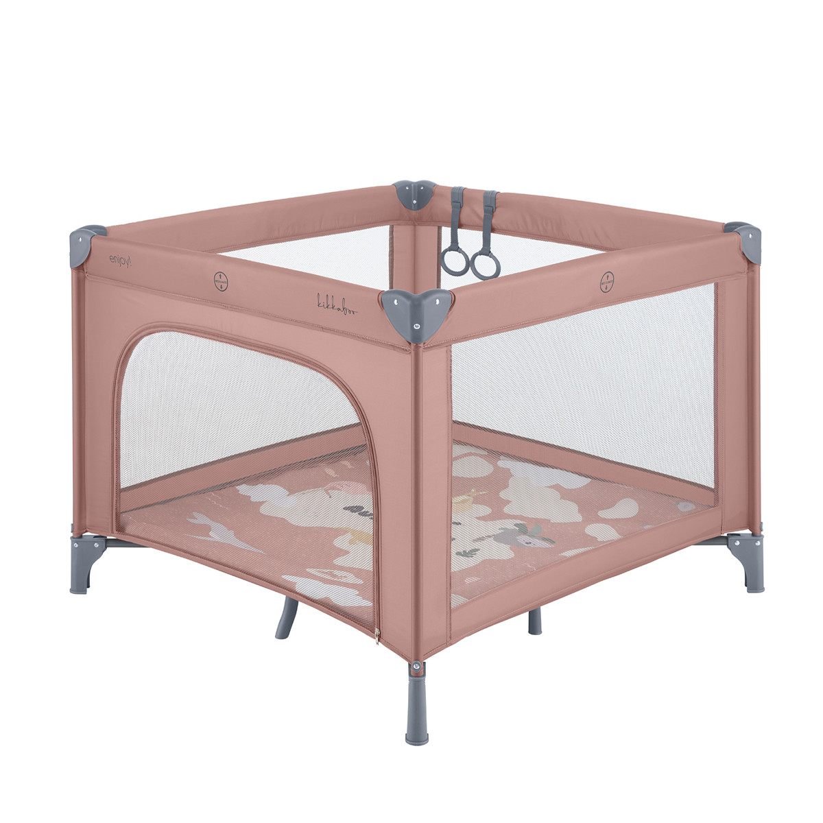 Kikka Boo prenosiva ogradica Enjoy premium America Green