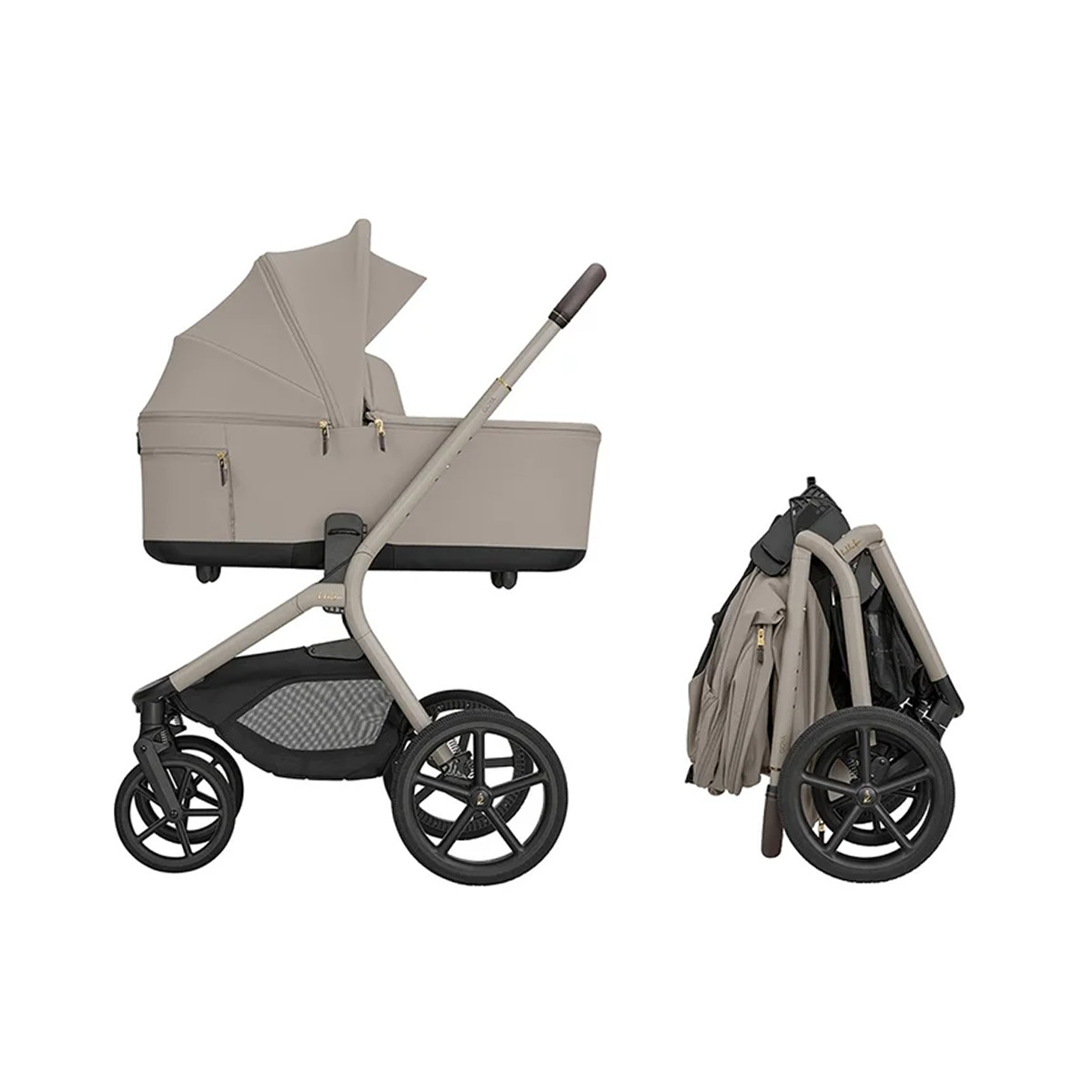 Kikka Boo kolica Goya 2u1 Platinum Champagne