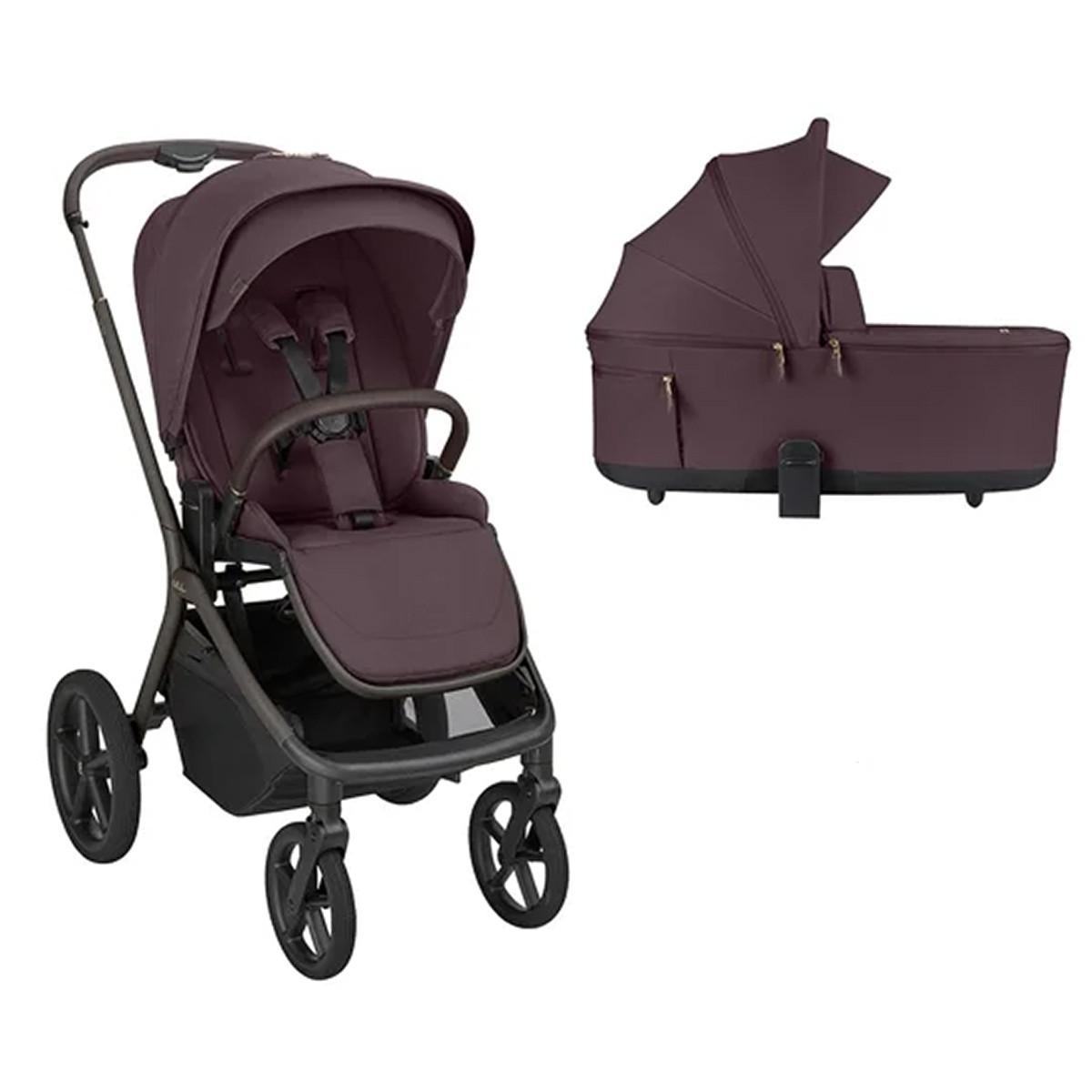 Kikka Boo kolica Goya 2u1 Platinum Merlot