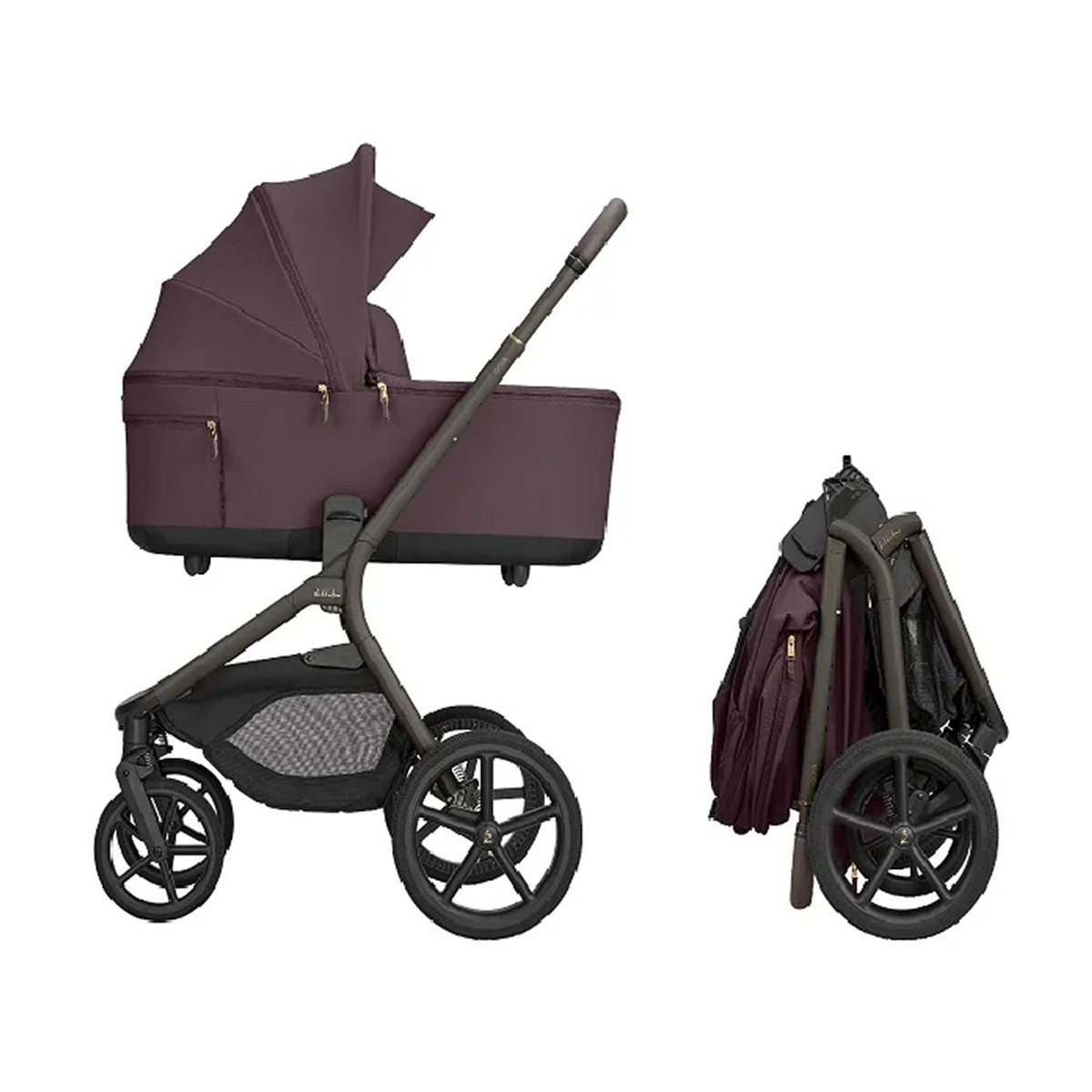Kikka Boo kolica Goya 2u1 Platinum Merlot