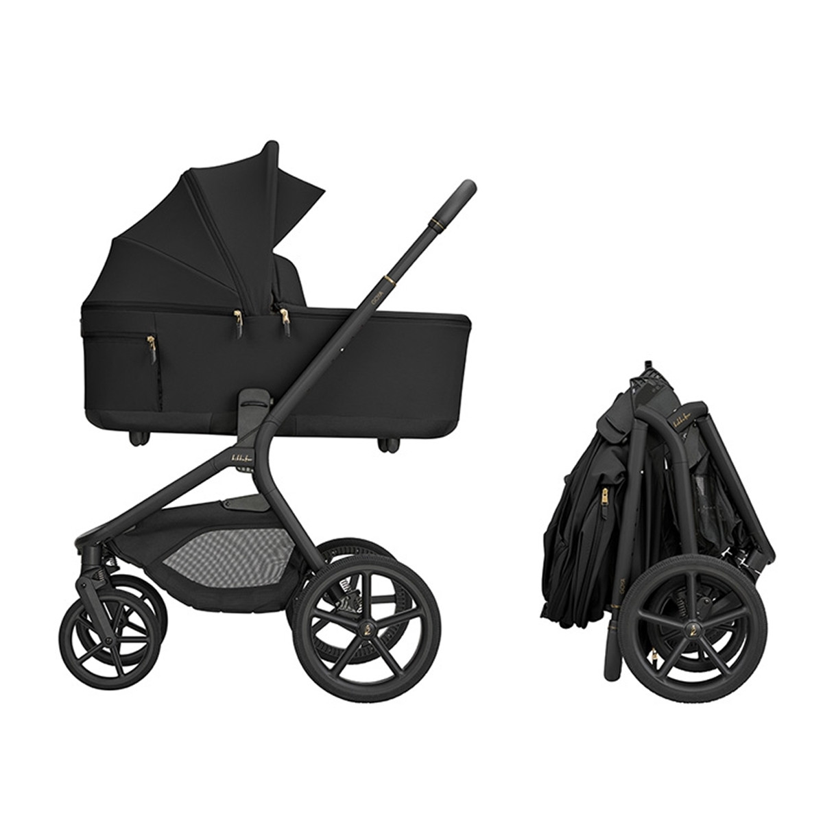 Kikka Boo kolica Goya 2u1 Platinum Noir