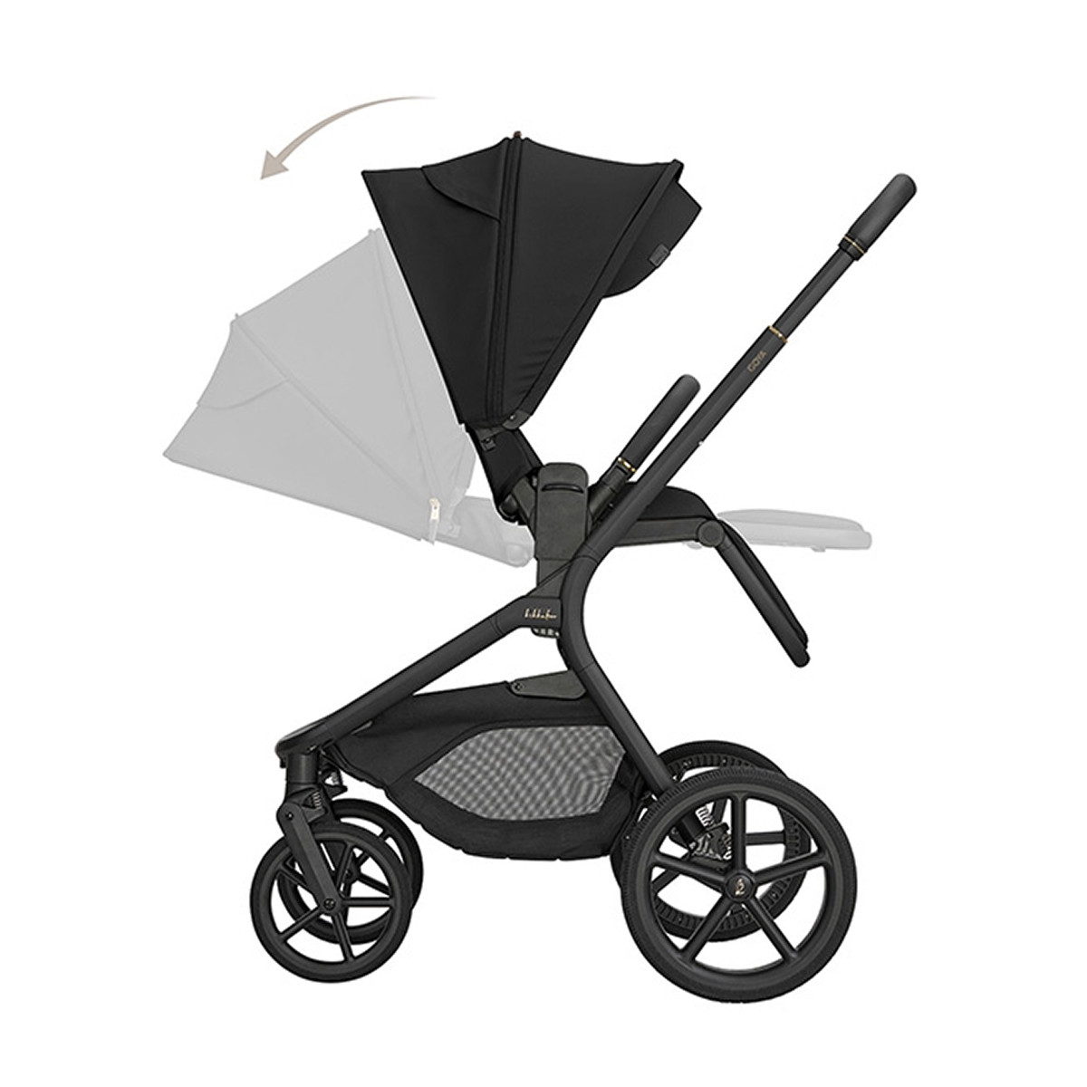 Kikka Boo kolica Goya 2u1 Platinum Noir