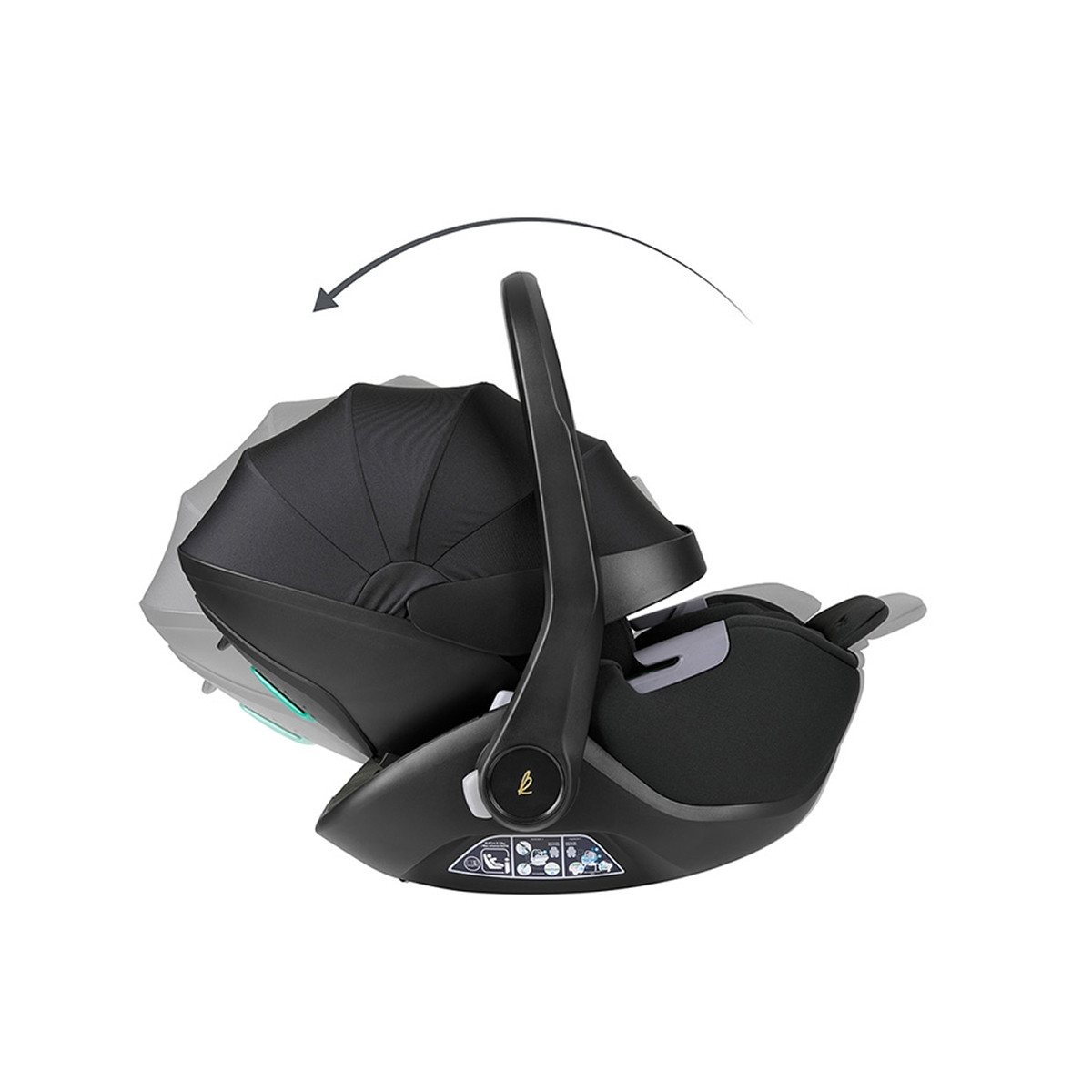 Kikka Boo auto sedište i-ClassPlatinum Noir, 40-87cm