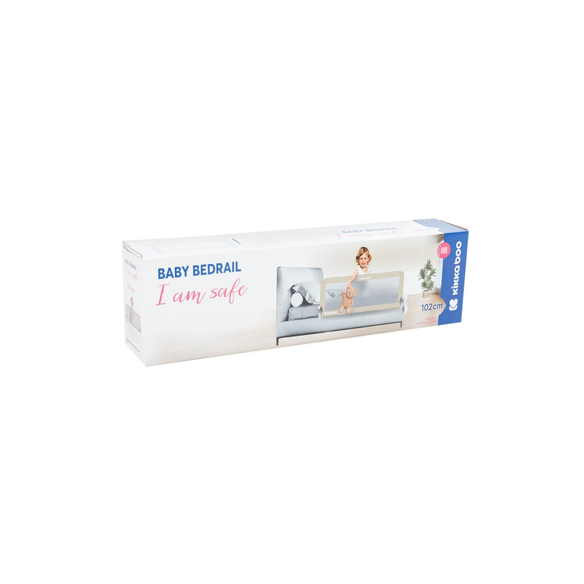 Kikka Boo zaštitna ogradica zakrevet 102cm Grey