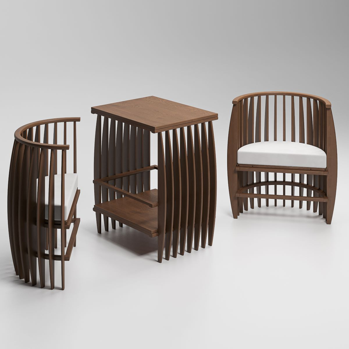 Sol Baby krevetac Olga, orah 141,5x84x90,5