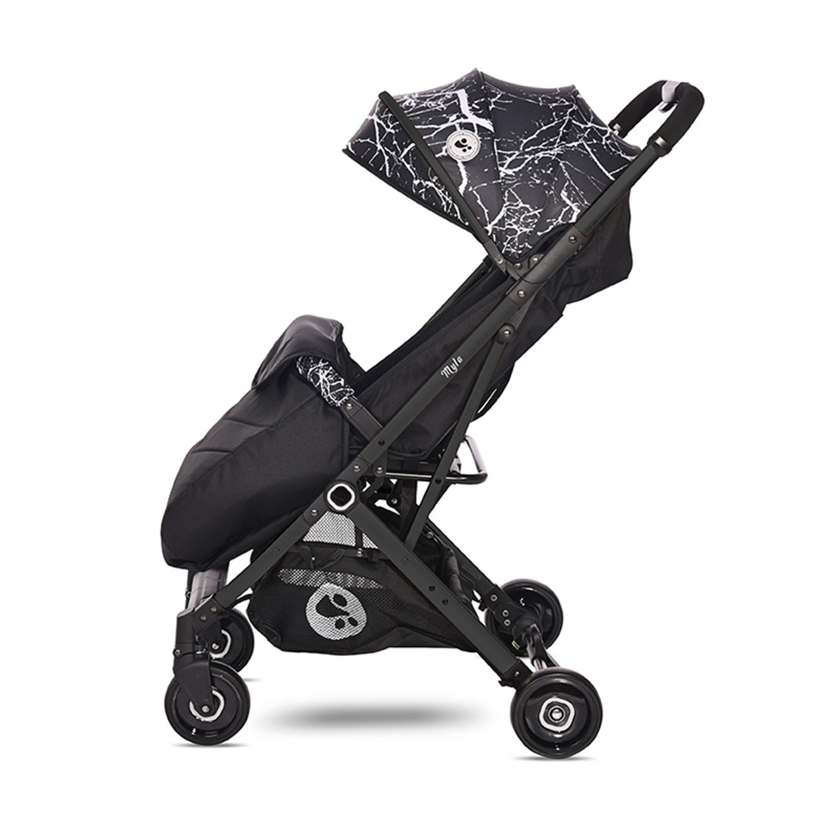 Lorelli kolica Myla Black Marble, 0m+ Jungle Baby