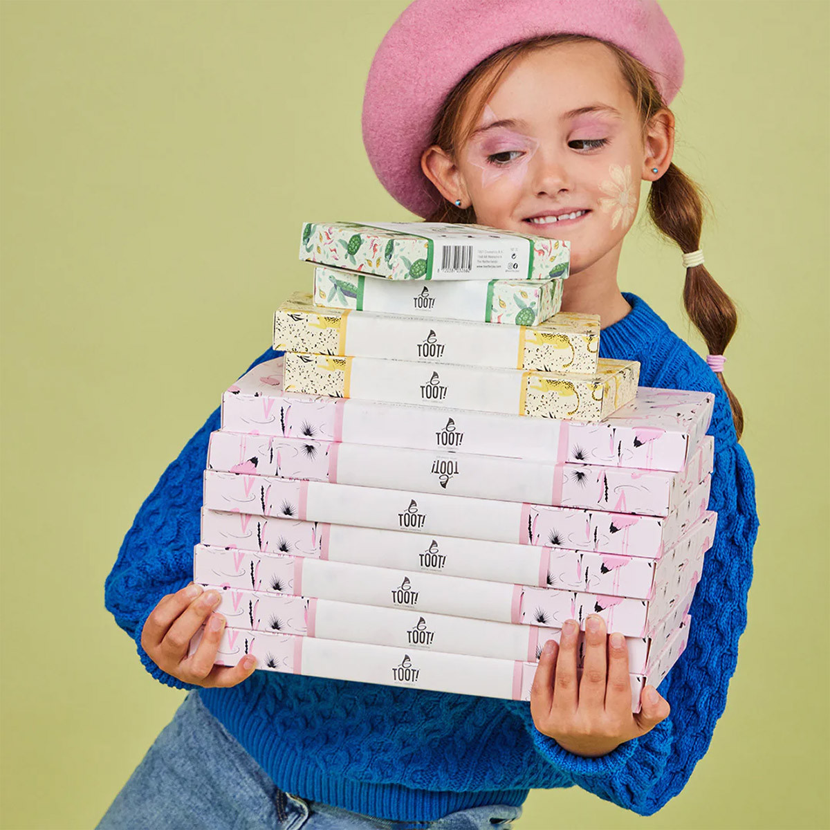 Toot! cheetah glow set