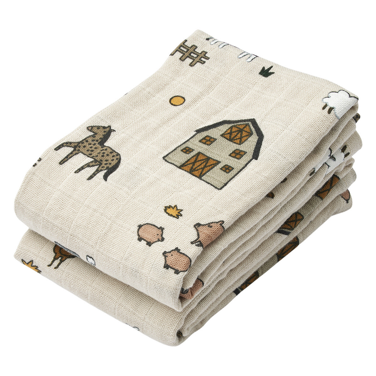Liewood muslin pelena 2/1, 65x65cm