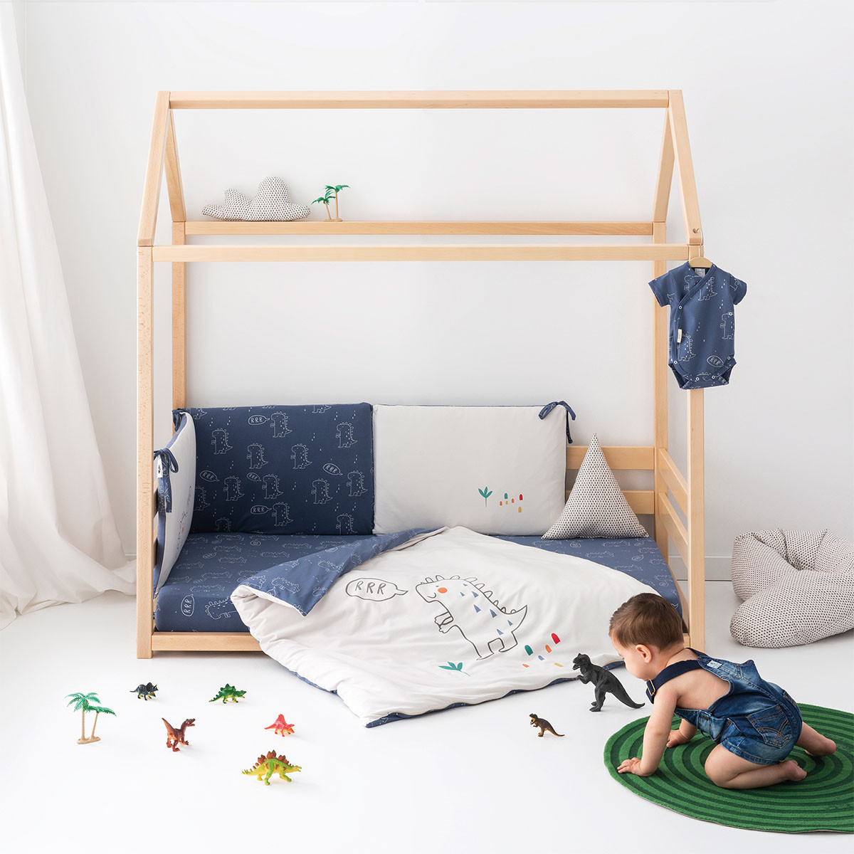 BimBidreams drveni ram za krevet Montessori, 70x140cm