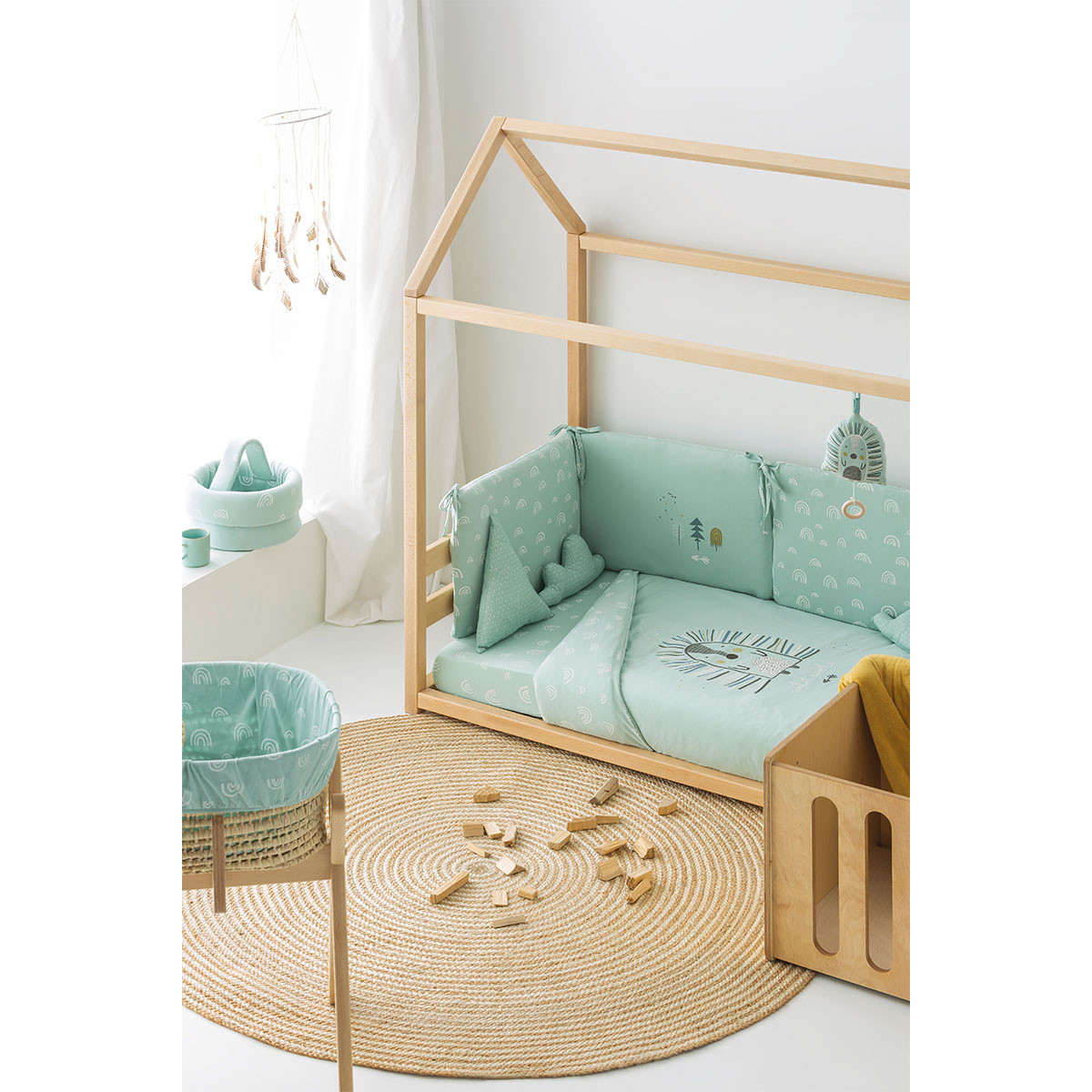 BimBidreams drveni ram za krevet Montessori, 70x140cm