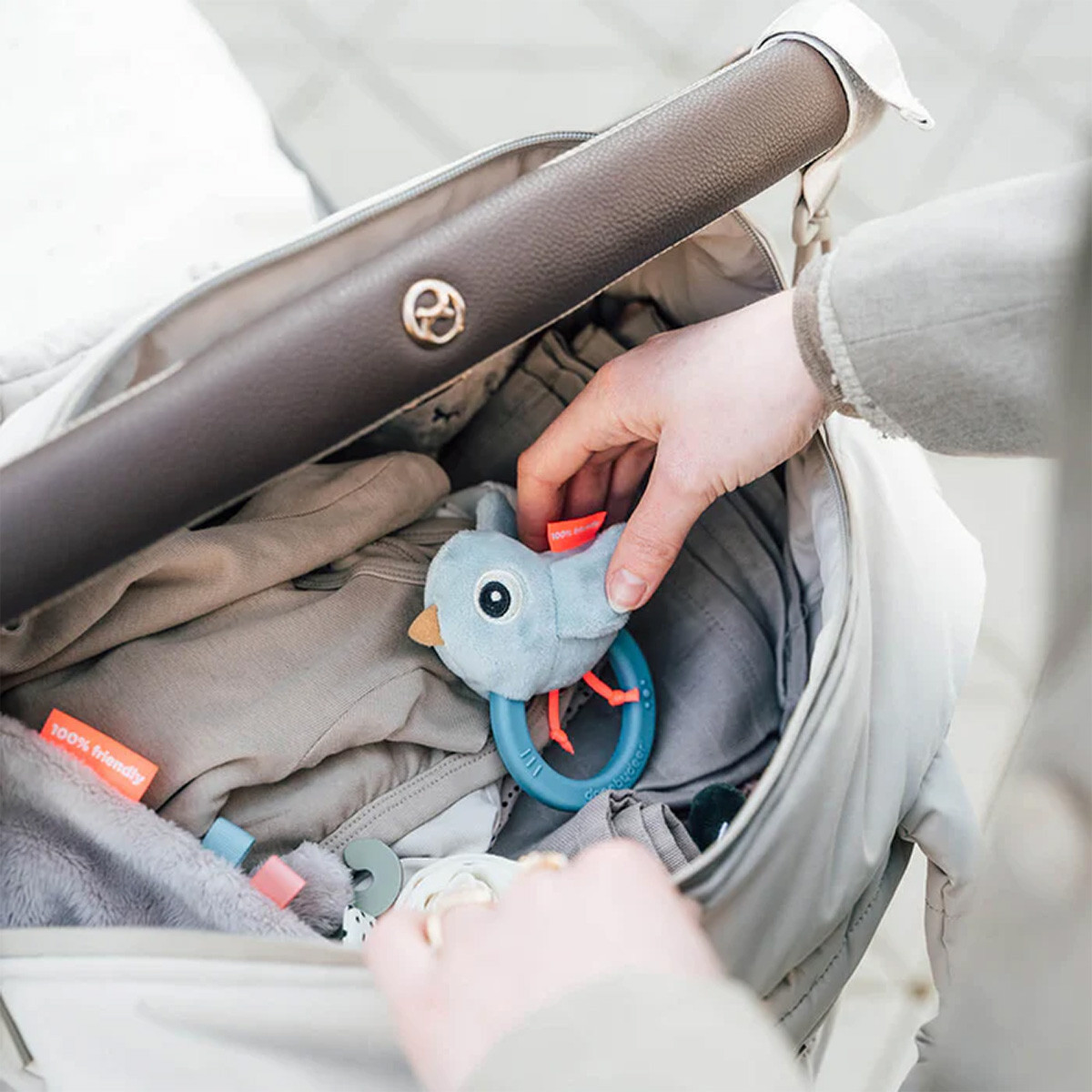 Done by Deer torba za presvlačenje, 41x39x21 cm