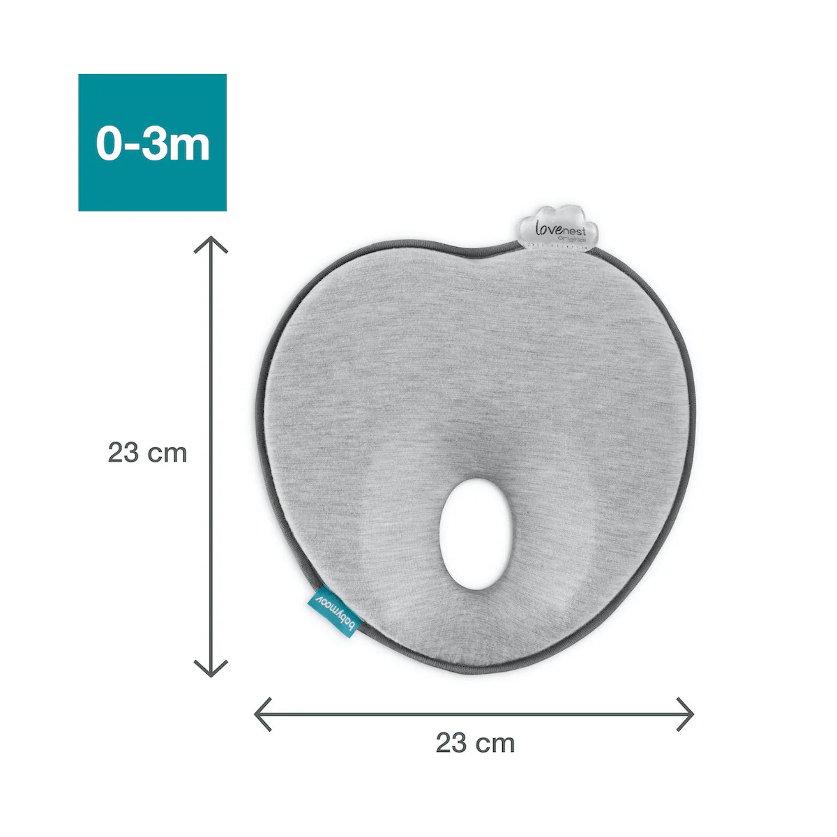 Babymoov jastuk ergonomski jastuk, 23x23x3cm