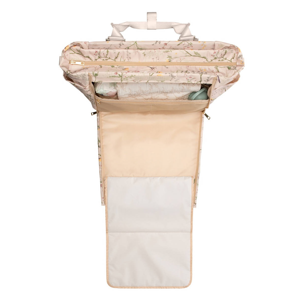 Kikka Boo torba za mame Florence Secret Garden Beige