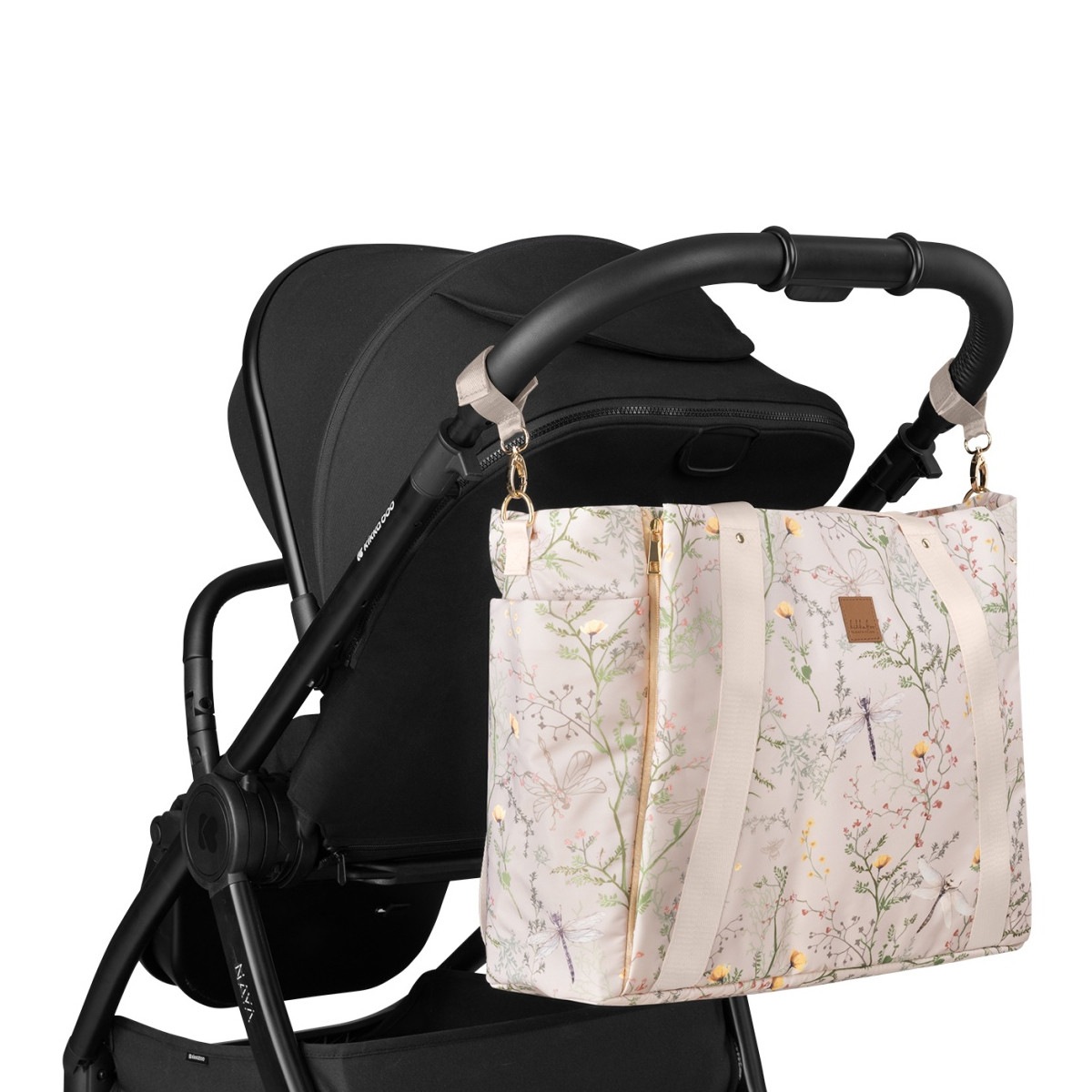 Kikka Boo torba za mame Florence Secret Garden Beige