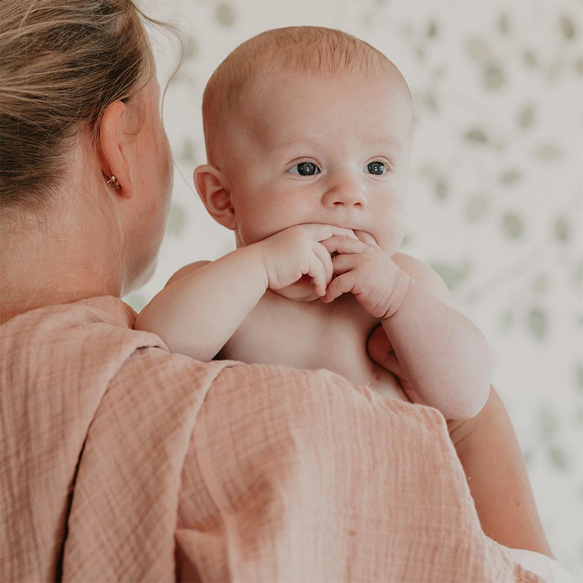 Bibs muslin pelena Blush 2/1,70x70cm