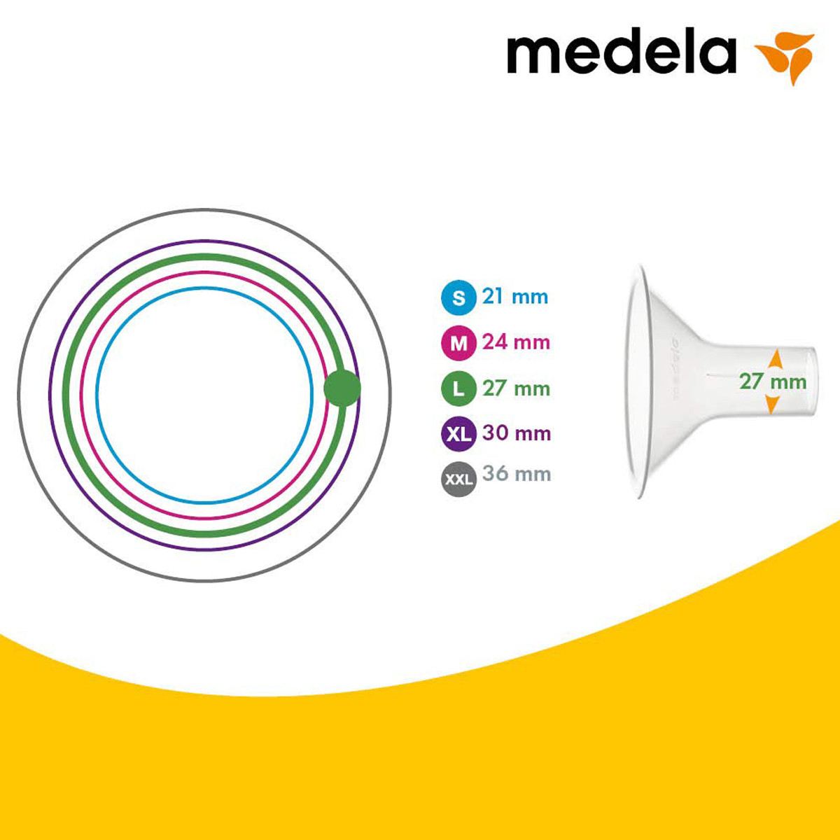 Medela levak za grudi XXL 36mm