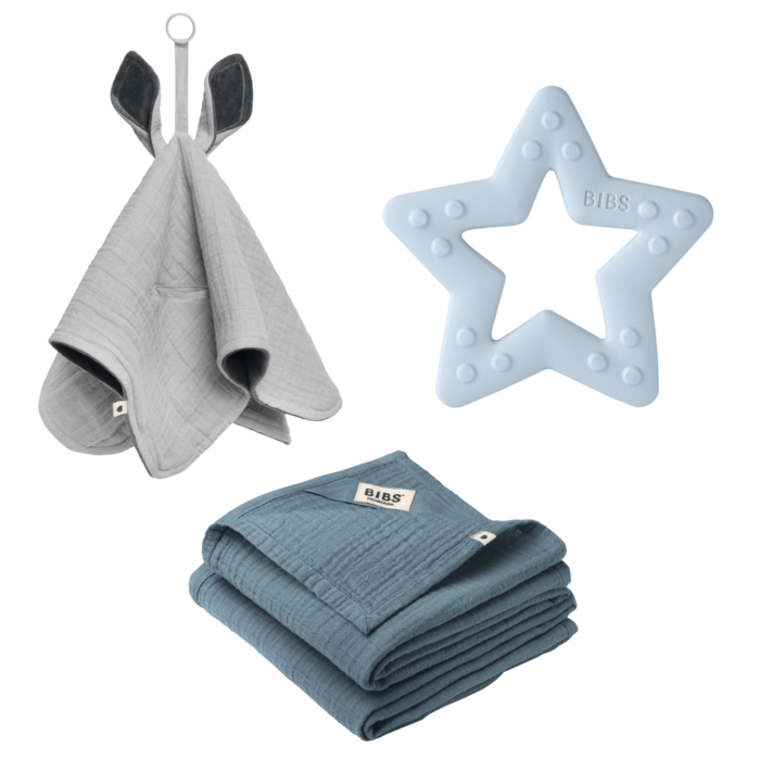 Bibs set 3/1, Baby Blue