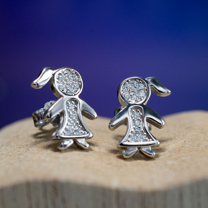 Silver Line minđuše