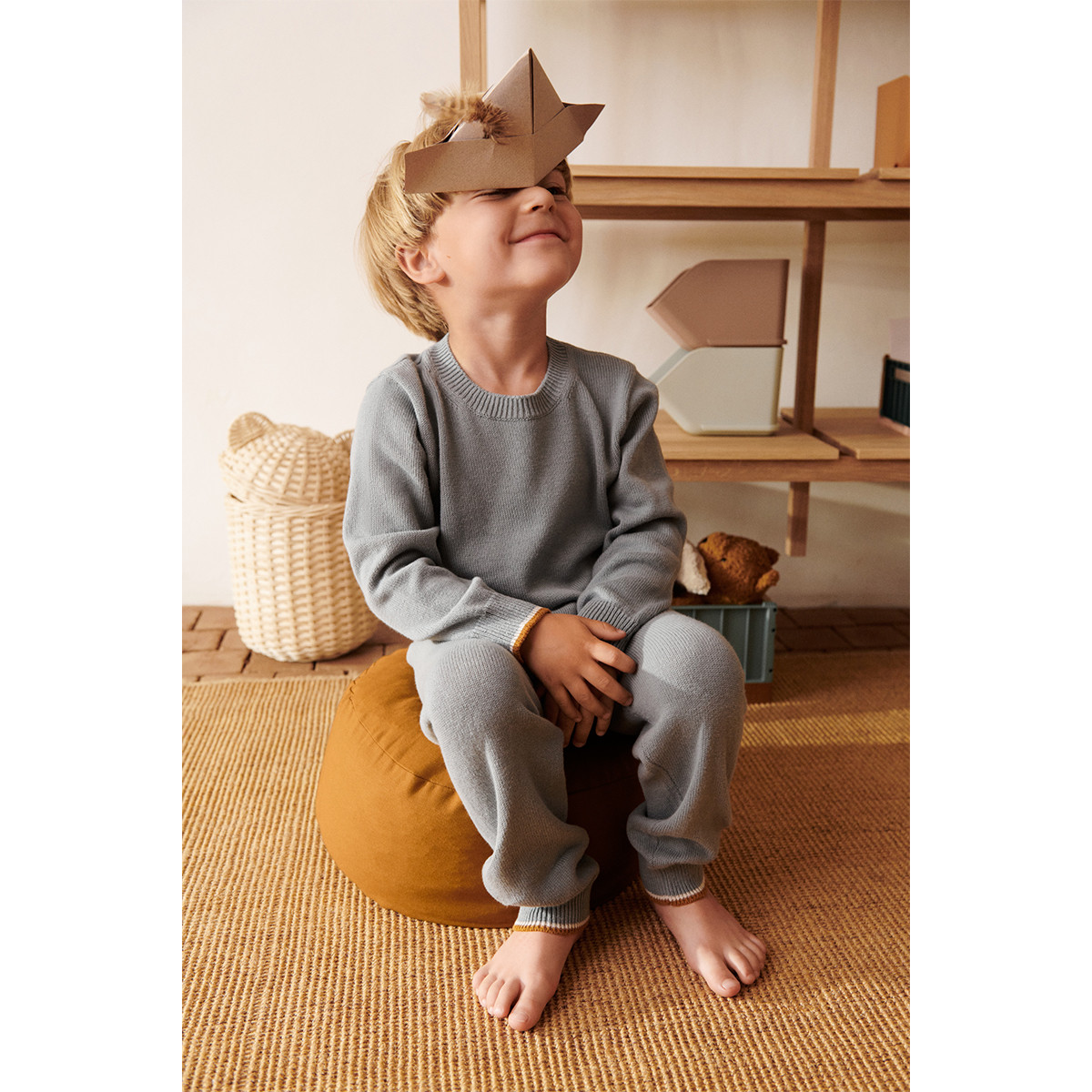 Liewood pletena korpa, 34x22cm