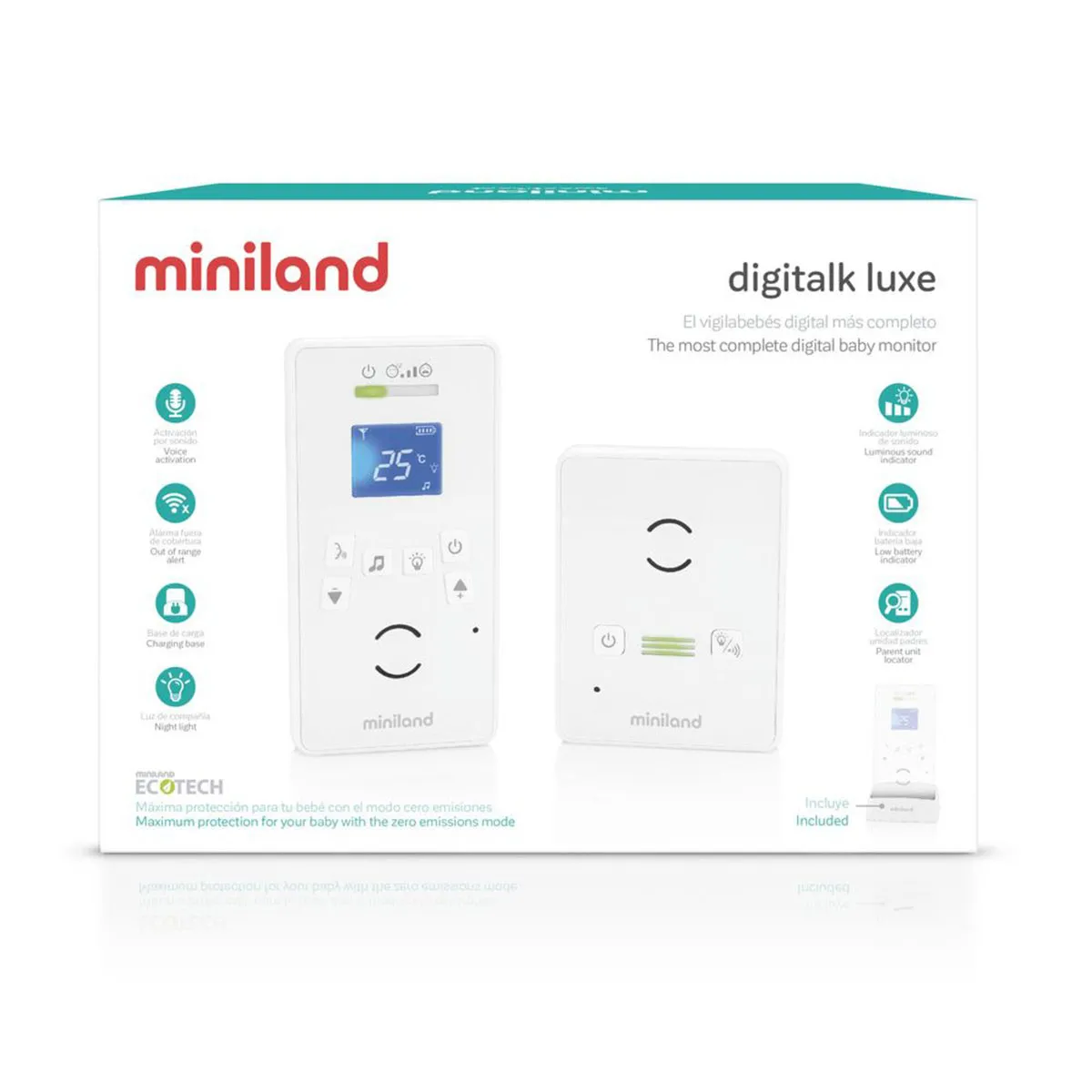 Miniland bebi alarm digitalk luxe