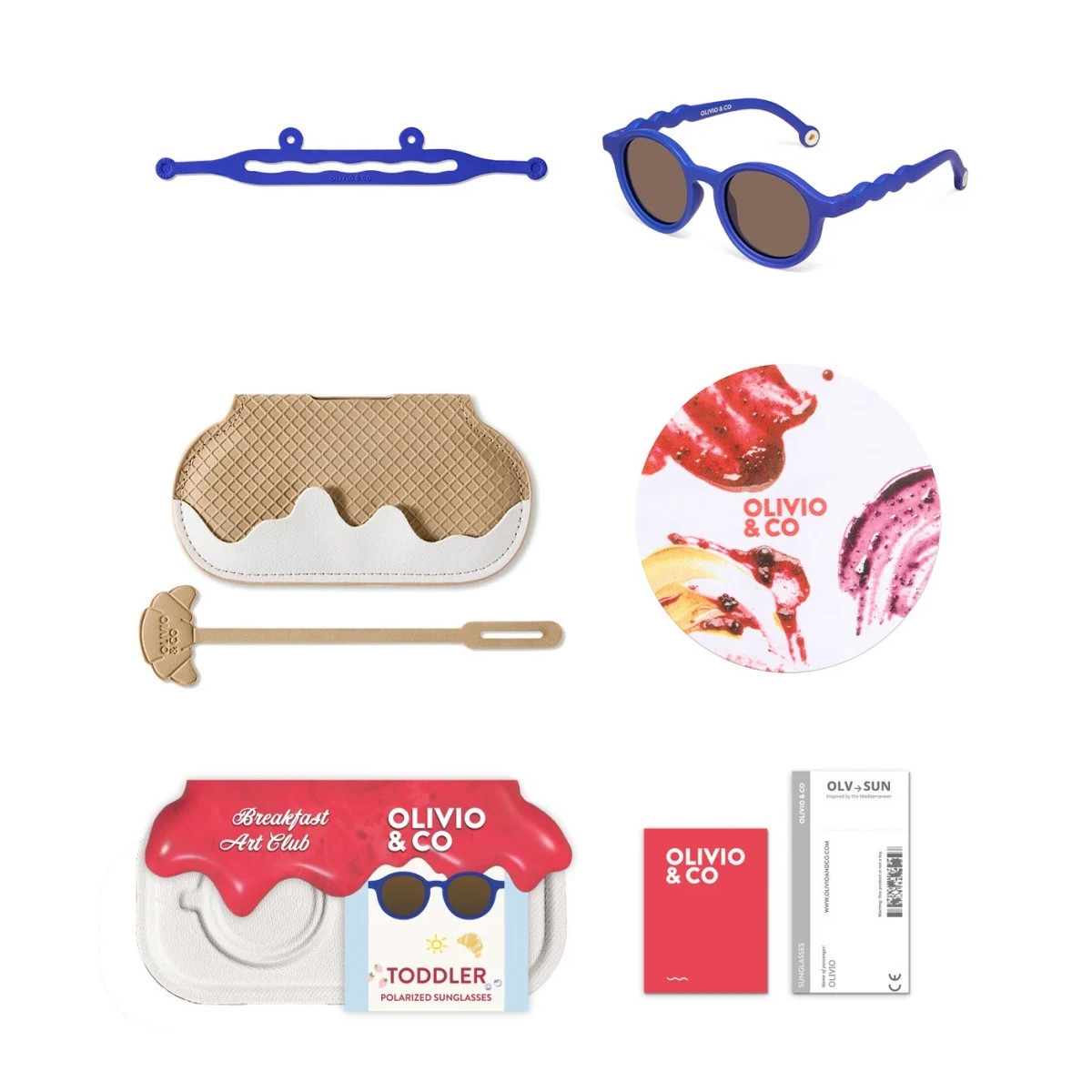 Olivio&Co naočare za sunce oval Midnight berry 18-36m