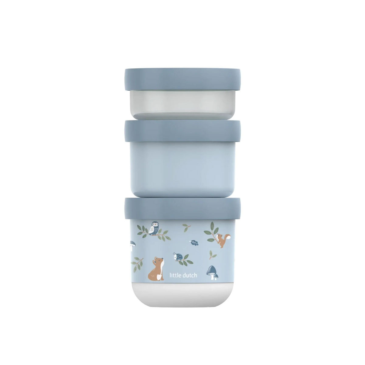 Little Dutch set od tri posude Forest Friends