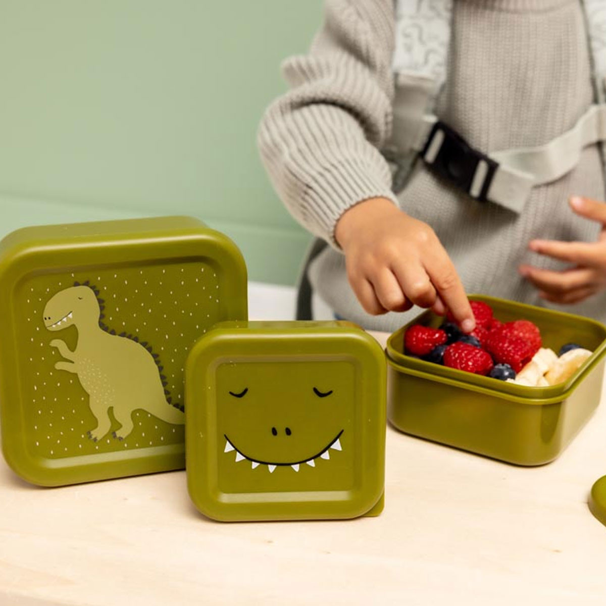 Trixie posude za užinu Dino 3om.