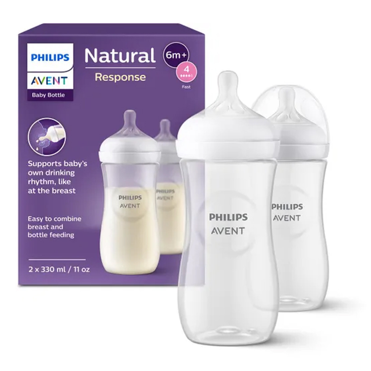 Avent flašica Response 2/1, 330ml