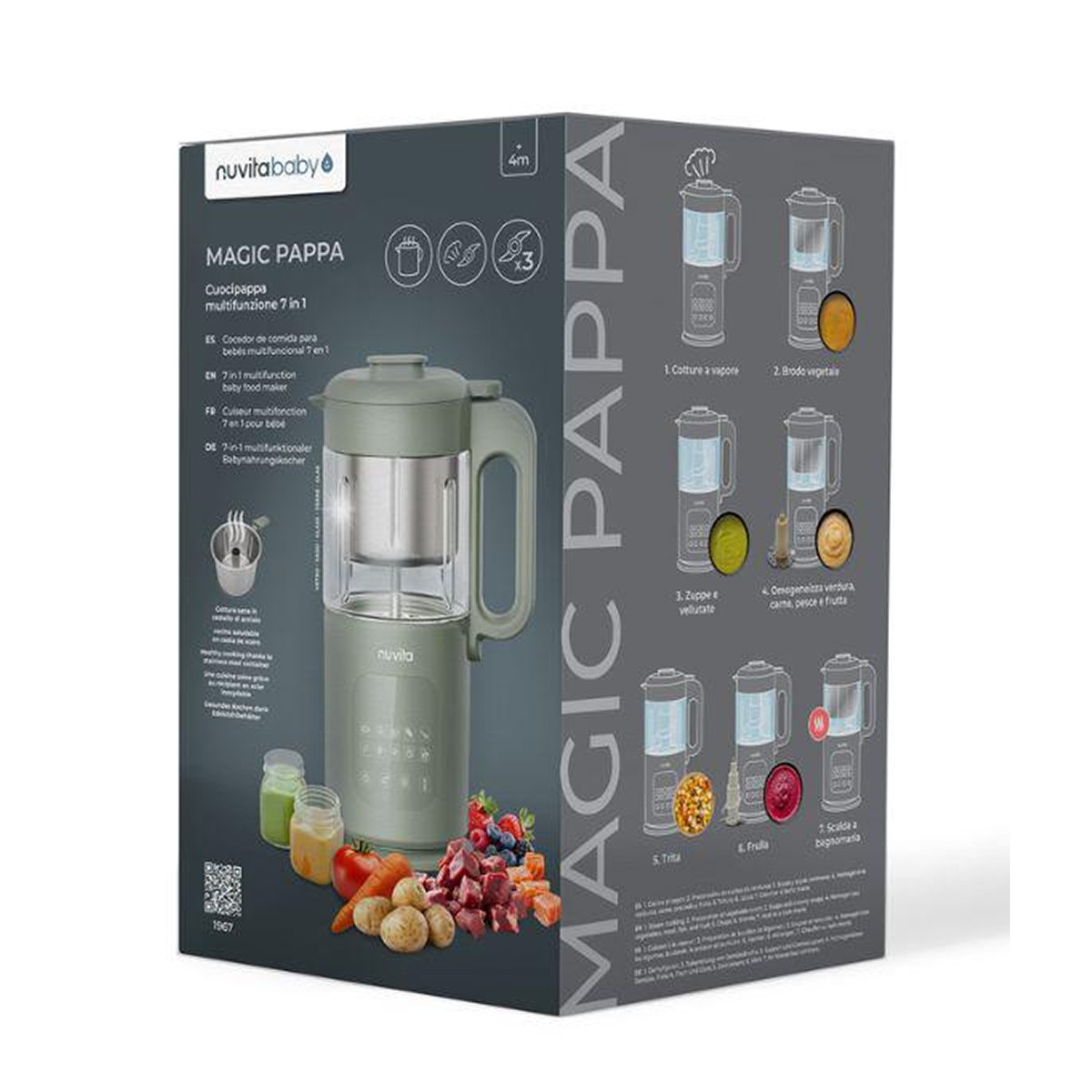 Nuvita aparat za pripremu hrane, 7u1