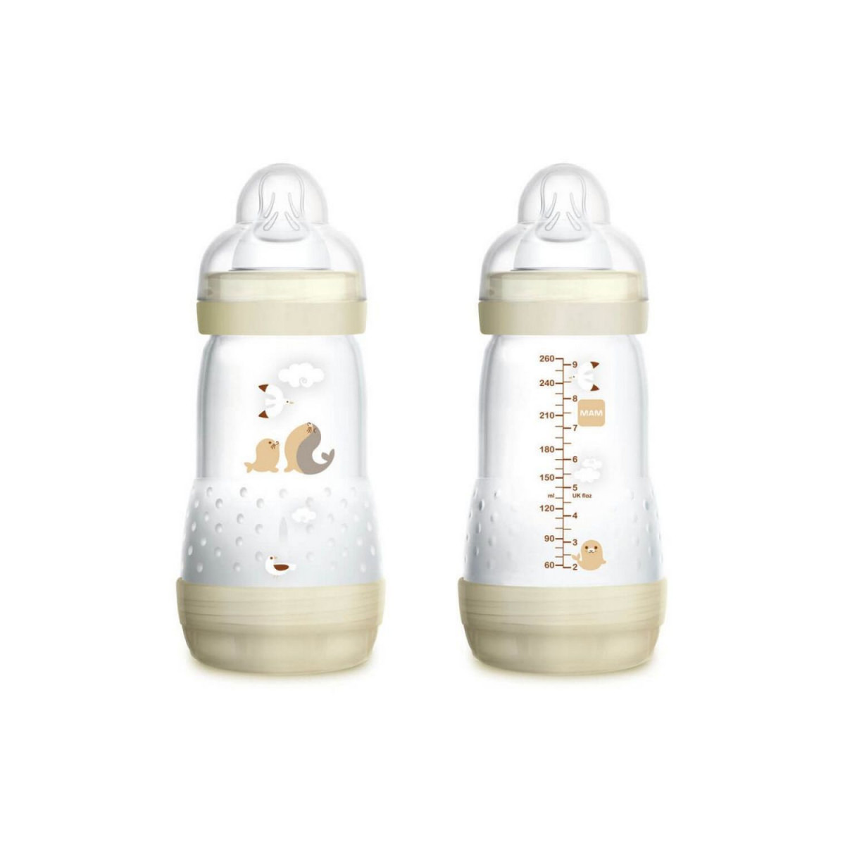 Mam flašica easy start anti colic 260ml, 2m+