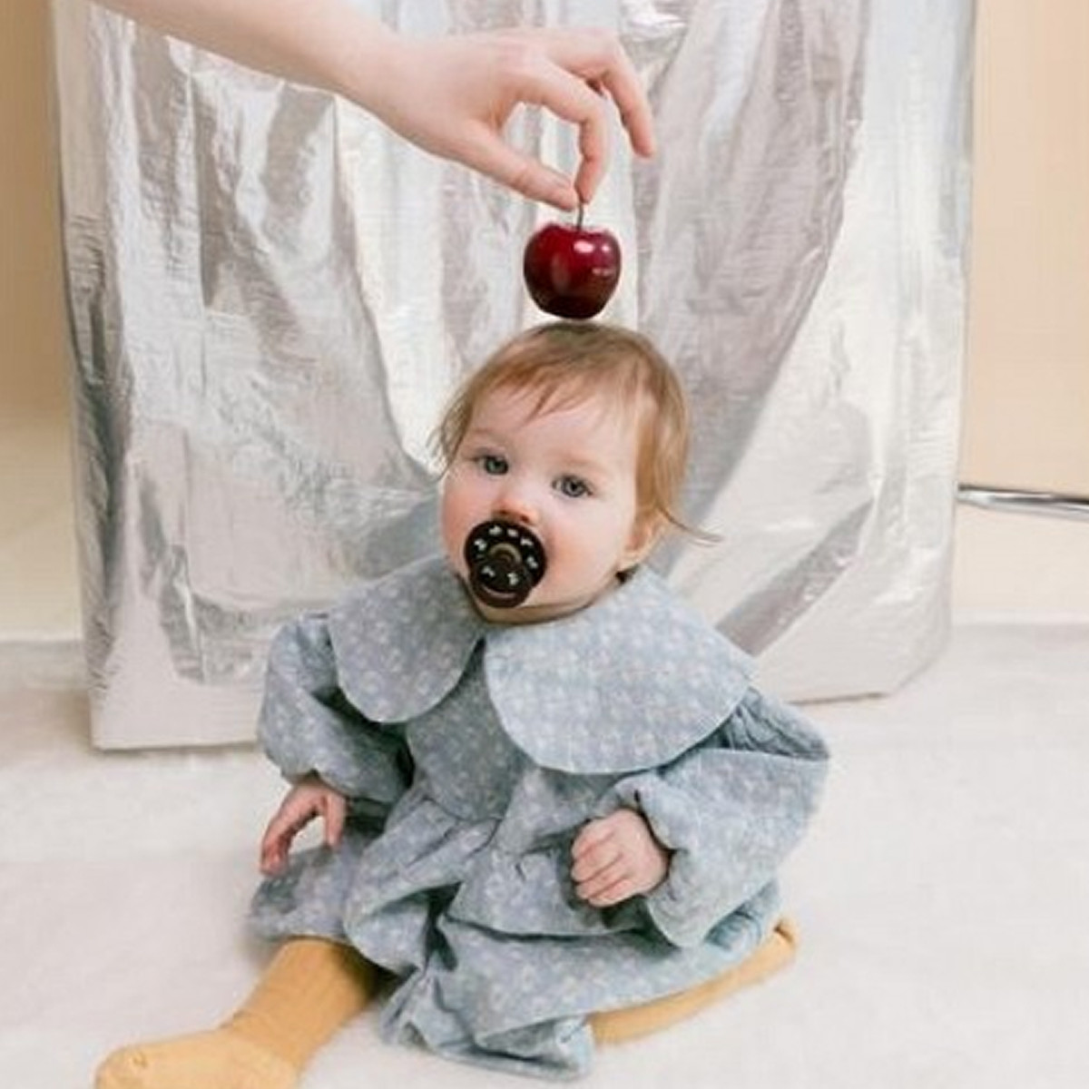 Bibs varalica Ivory & Plum, 0-6m