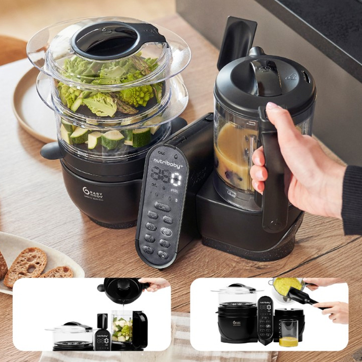 Babymoov aparat za pripremu hrane Nutrybaby XL