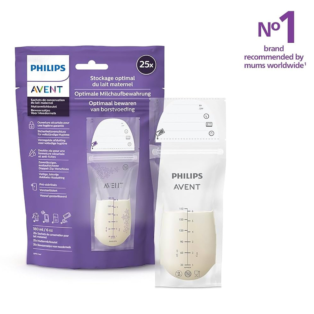 Avent kesice za odlaganje mleka