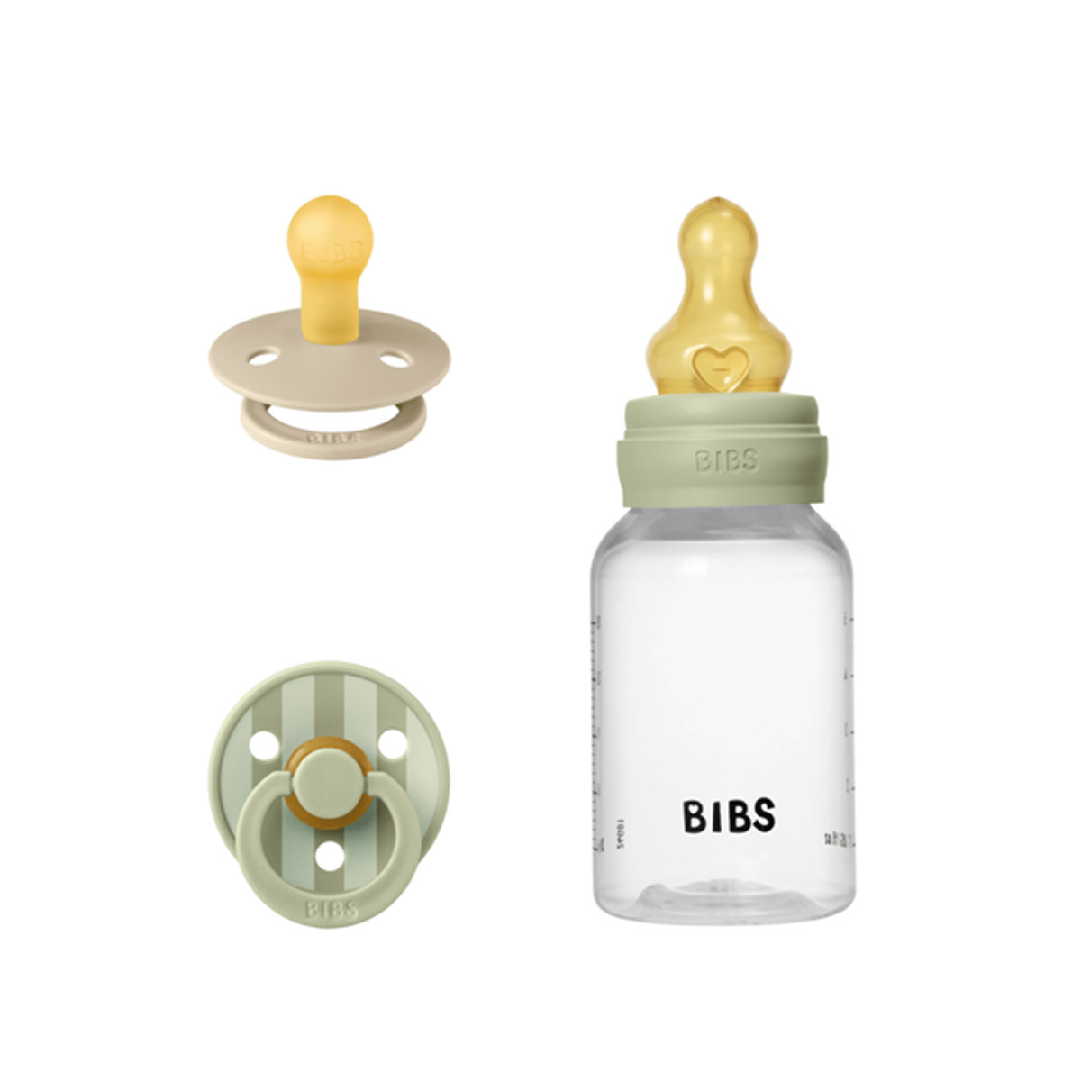 Bibs poklon set sage