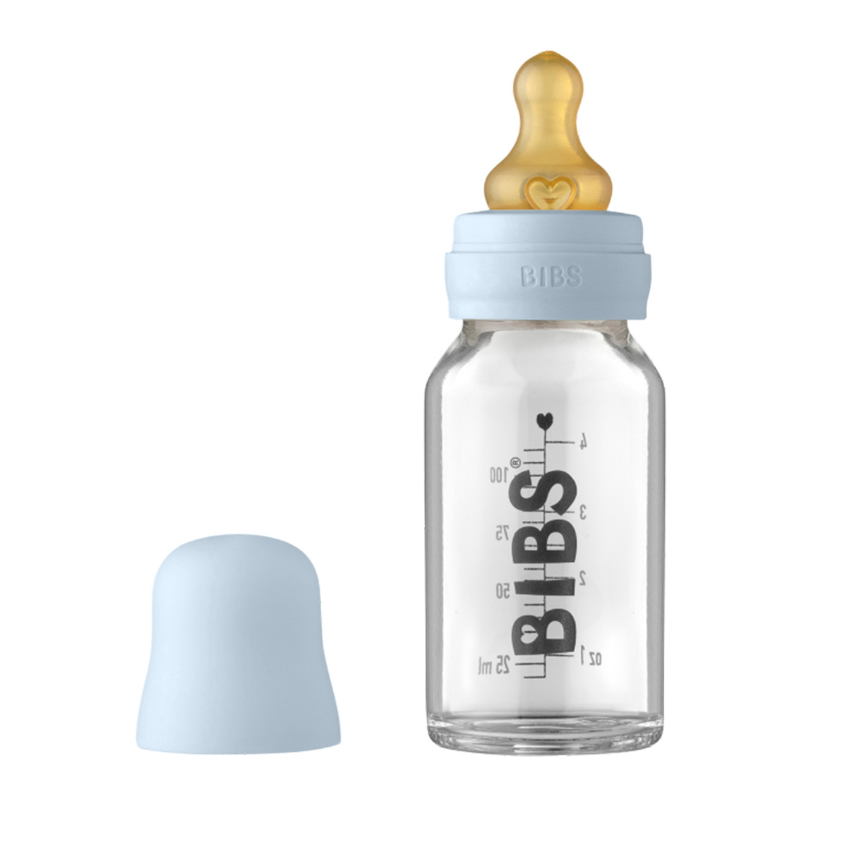 Bibs staklena flašica Blue, 110ml