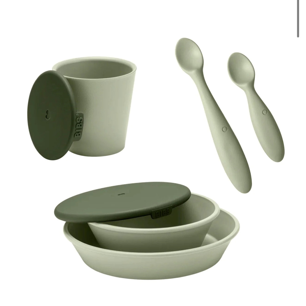 Bibs set za jelo Sage