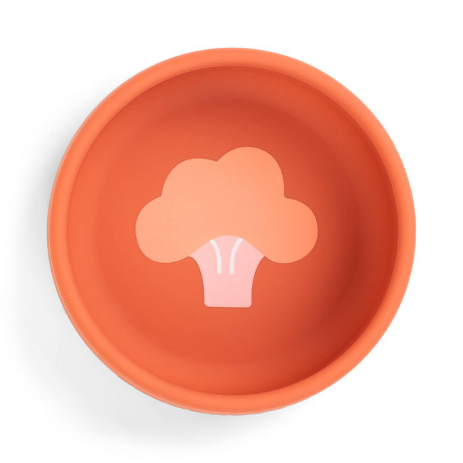 Done By Deer silikonski set  za jelo First Meal, Papaya