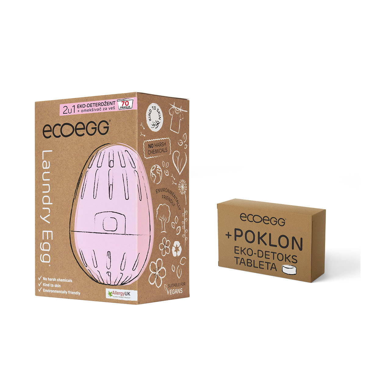 ECOEGG deterdžent za veš mirisproleća 70 pranja + detoks