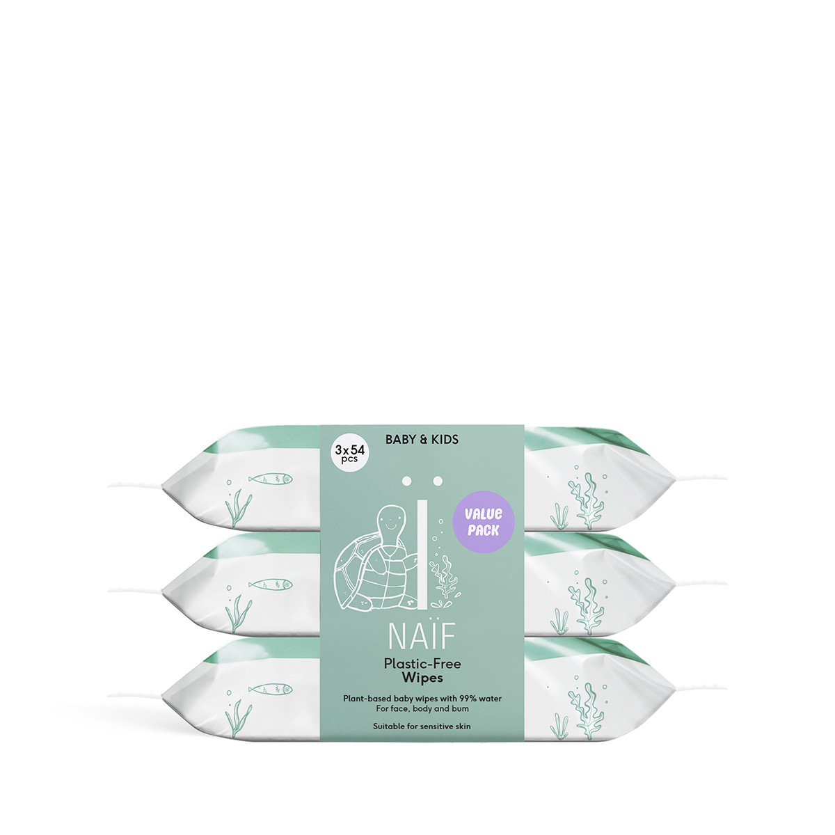 Naif vlažne maramice, 3x54kom