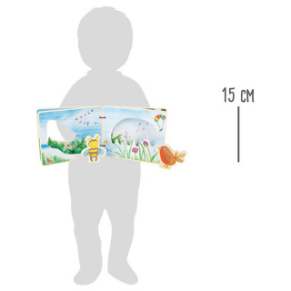 Small foot drvena edukativna knjiga