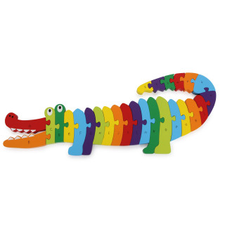 Small foot drvena slagalica abeceda - Krokodil
