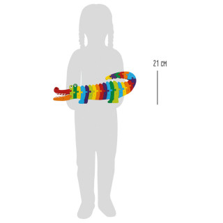 Small foot drvena slagalica abeceda - Krokodil